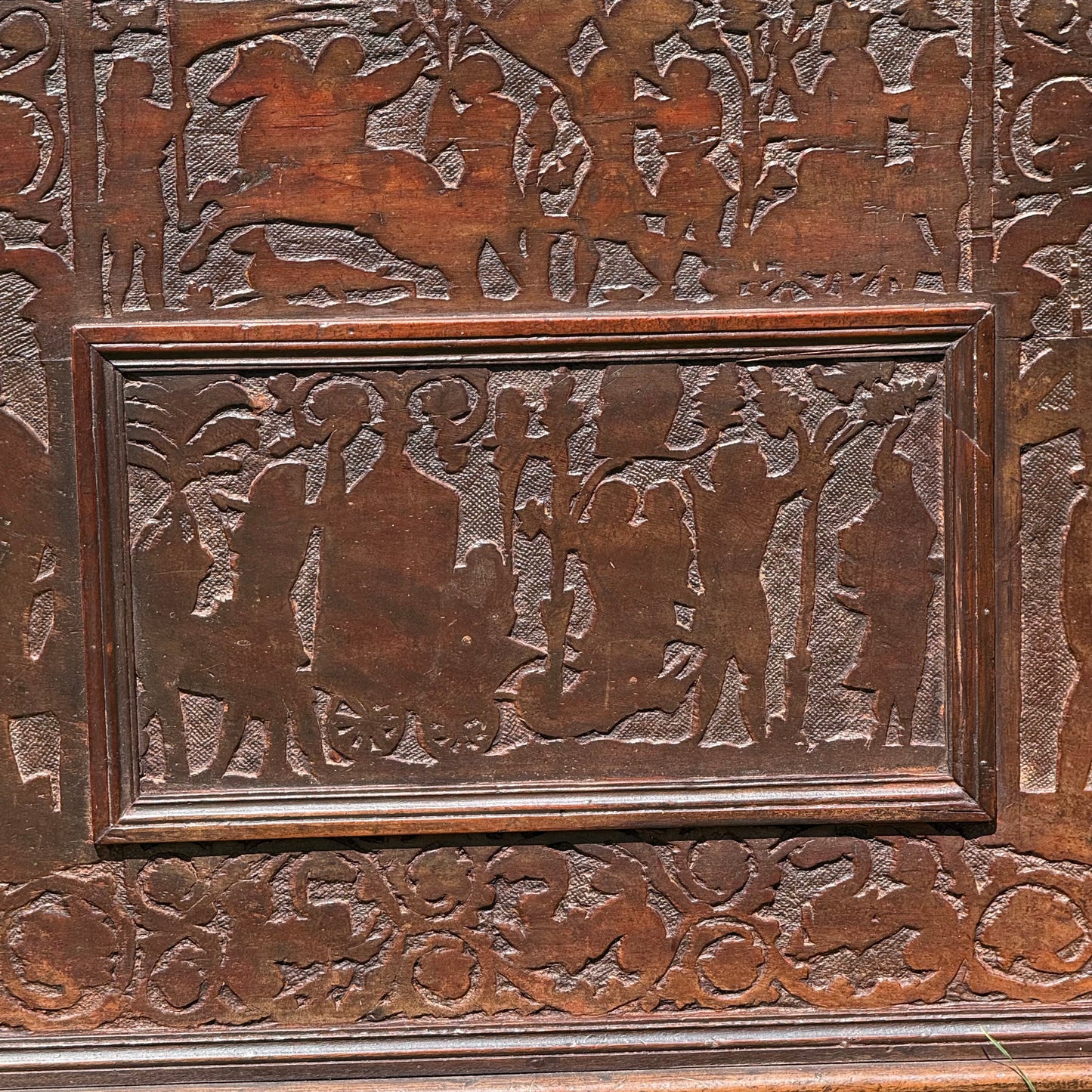 Italian Renaissance Cypress Cassone, Alto Adige, c.1550–1600