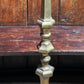 17th Century Italian Brass Ecclesiastical Floor Candlestick