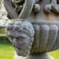 Exceptional Pair of English Campana Cast Iron Urns by Handyside Co. c.1870 with Plinths