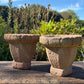 Pair of English Stuart Red Sandstone Urns, c.1680