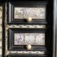 Italian Collector’s Table Cabinet, 17th Century – Ebonised with Ivory Inlay