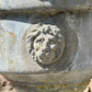 English Georgian Lead Planter with Lions Masks c.1820