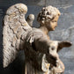 Italian Carved Oak Guardian Angel c.1650