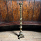 17th Century Italian Brass Ecclesiastical Floor Candlestick