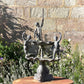 English Lead Garden Fountain with Cherub Figures, c.1920