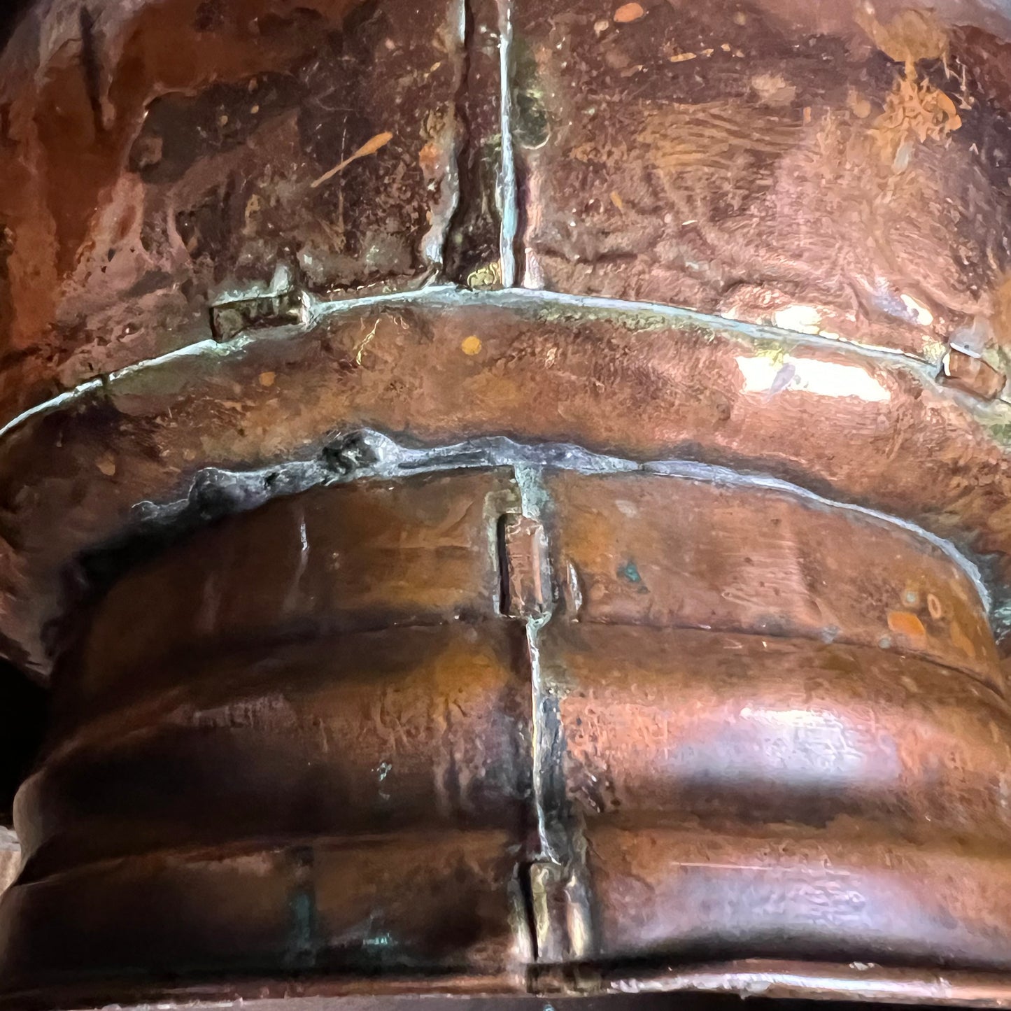 Copper Coal Bin