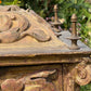 17th Century Italian Baroque Carved, Gilt & Polychrome Sarcophagus Form Reliquary Casket