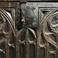 Remarkable English Oak Gothic Coffer c.1480