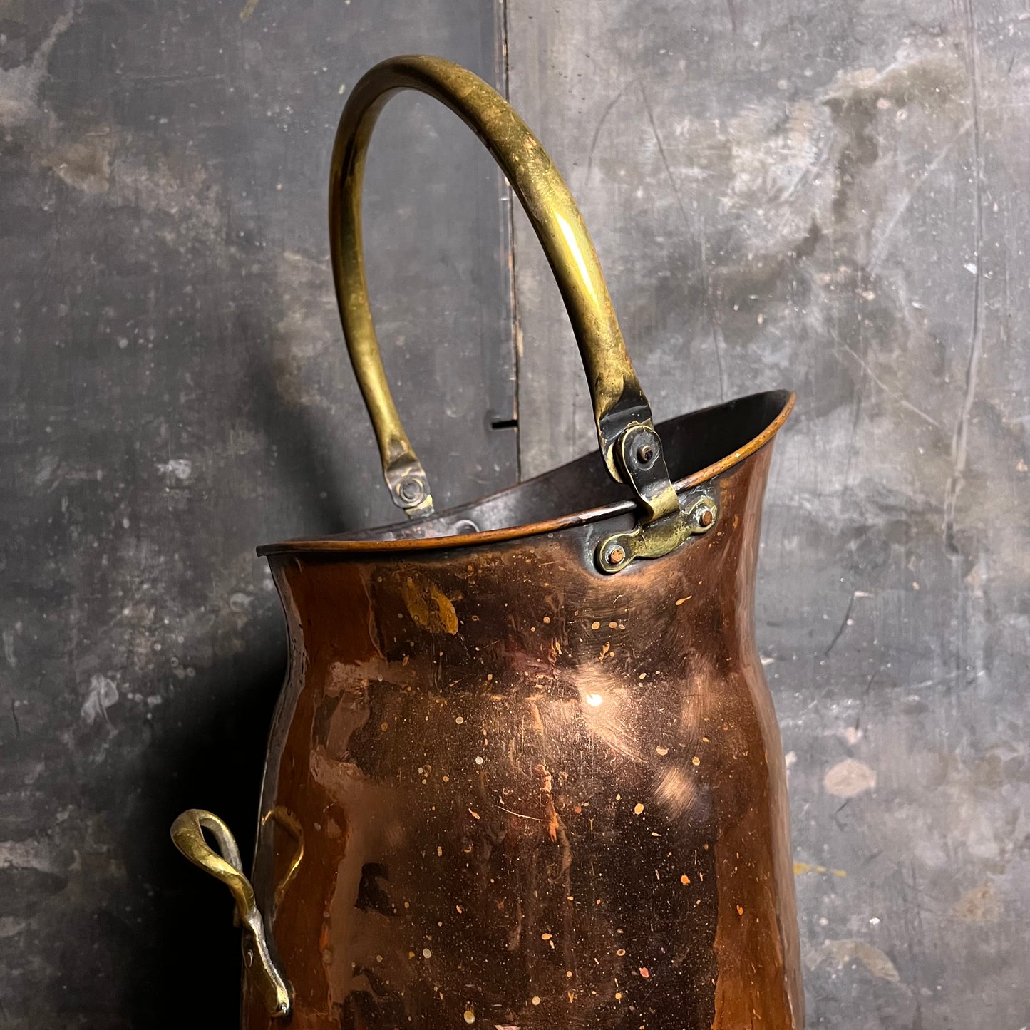 Copper Coal Bin