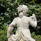 French Limestone Four Seasons Statues with Plinths c. Late 17th/Early 18th Century
