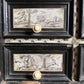 Italian Collector’s Table Cabinet, 17th Century – Ebonised with Ivory Inlay