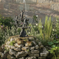 English Lead Garden Fountain with Cherub Figures, c.1920