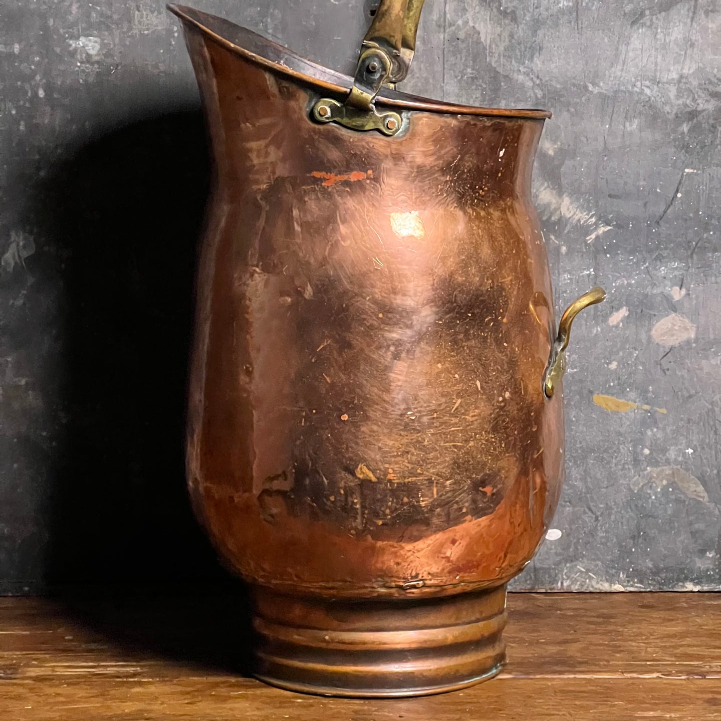 Copper Coal Bin