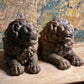 Italian Baroque Carved Walnut Lion Furniture Bearers, 17th century (c. 1650–1700)