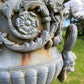 Exceptional Pair of English Campana Cast Iron Urns by Handyside Co. c.1870 with Plinths