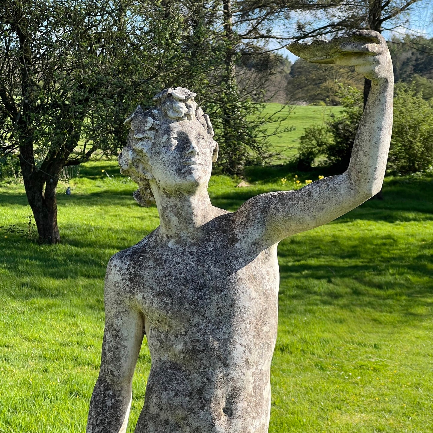 Near Life-Size Bacchus Statue after Sansovino, Early 20th Century