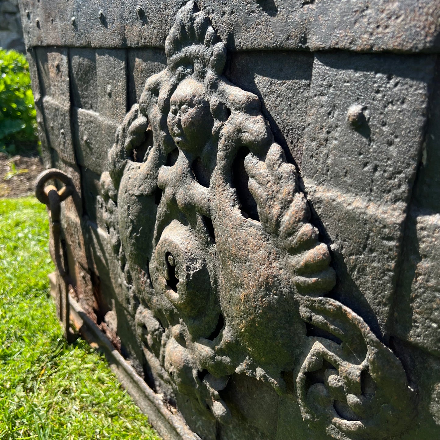A Monumental 17th Century South German Iron Strong Chest, c.1650–1700