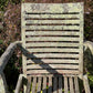 Pair of Teak Chairs with Incredible Lichens Mid-20th Century