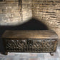 Remarkable English Oak Gothic Coffer c.1480