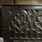 Remarkable English Oak Gothic Coffer c.1480