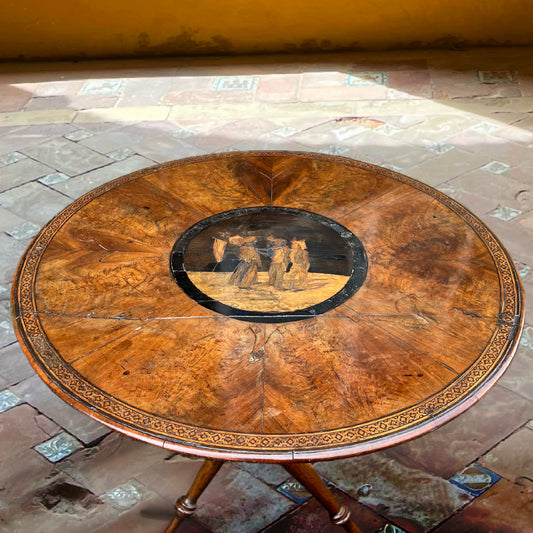 Italian Grand Tour Sorrento Ware Inlaid Occasional Table c.1860