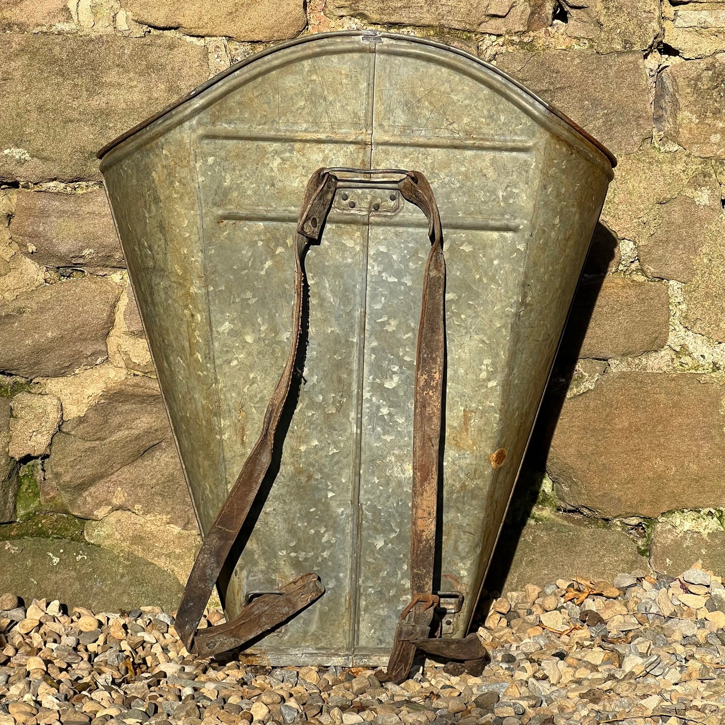 Oversized Antique/Vintage French Grape Hod or ‘Hotte’ c.1900