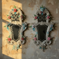 Pair of Italian Venetian Murano Glass Mirrors Early 20th Century