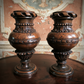 A Pair of Italian Renaissance Turned and Carved Walnut Altar Vases
Lombardy or Emilia c.1570–1600