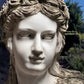 Carrara Marble Bust of Flora on Plinth Late 20th Century