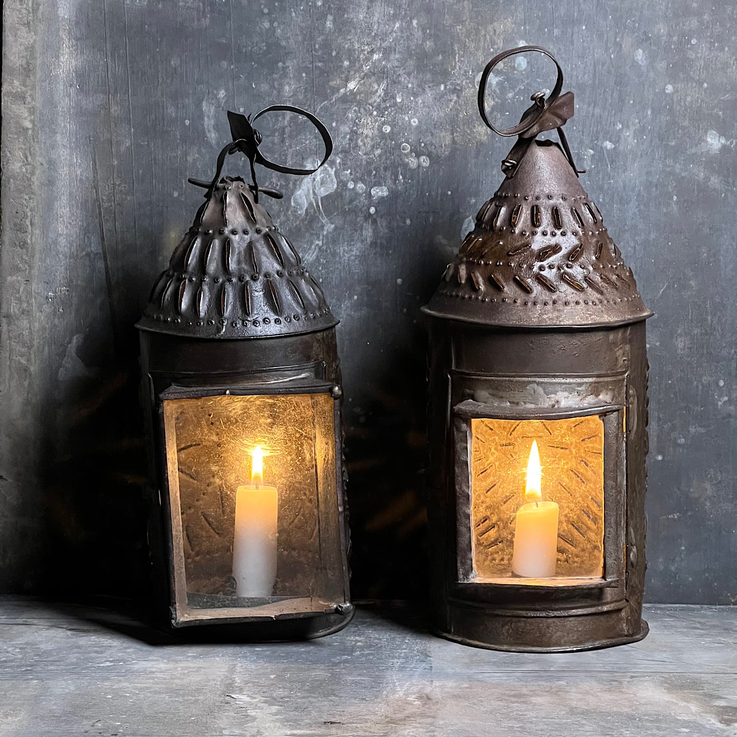 18th Century Iron Pendant Lantern M