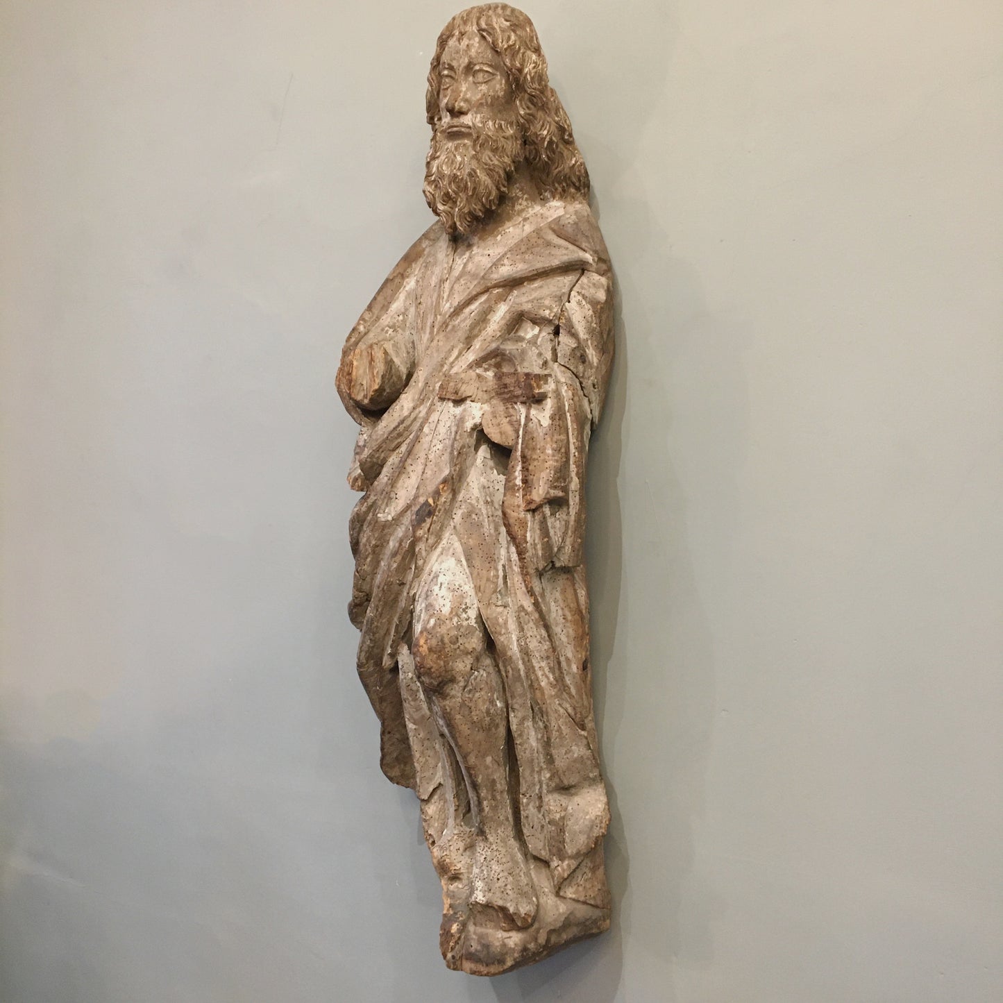 15th Century Italian Limewood Saint Paul