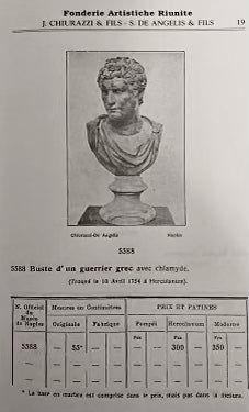 Bust of Eumenes II by Sabatino de Angels & Fils 1908