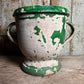French Glazed Terracotta Castelnaudary Urn/Jardiniere c.1890