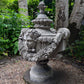 Giant Centrepiece Urn with Gothic Heads