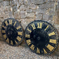 Pair Clock Faces from St Bartholomew’s Church in Arkendale, Nr Knaresborough, N. Yorks