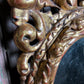 Italian Baroque Giltwood Oval Wall Mirror c.1740