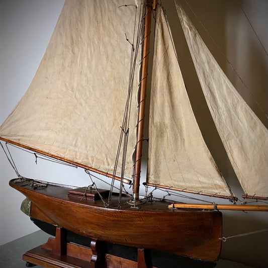 Gaffer Rig Pond Yacht “F.W.Y.C” c.1910