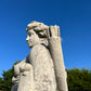 Huntress or Diana Statue with Plinth