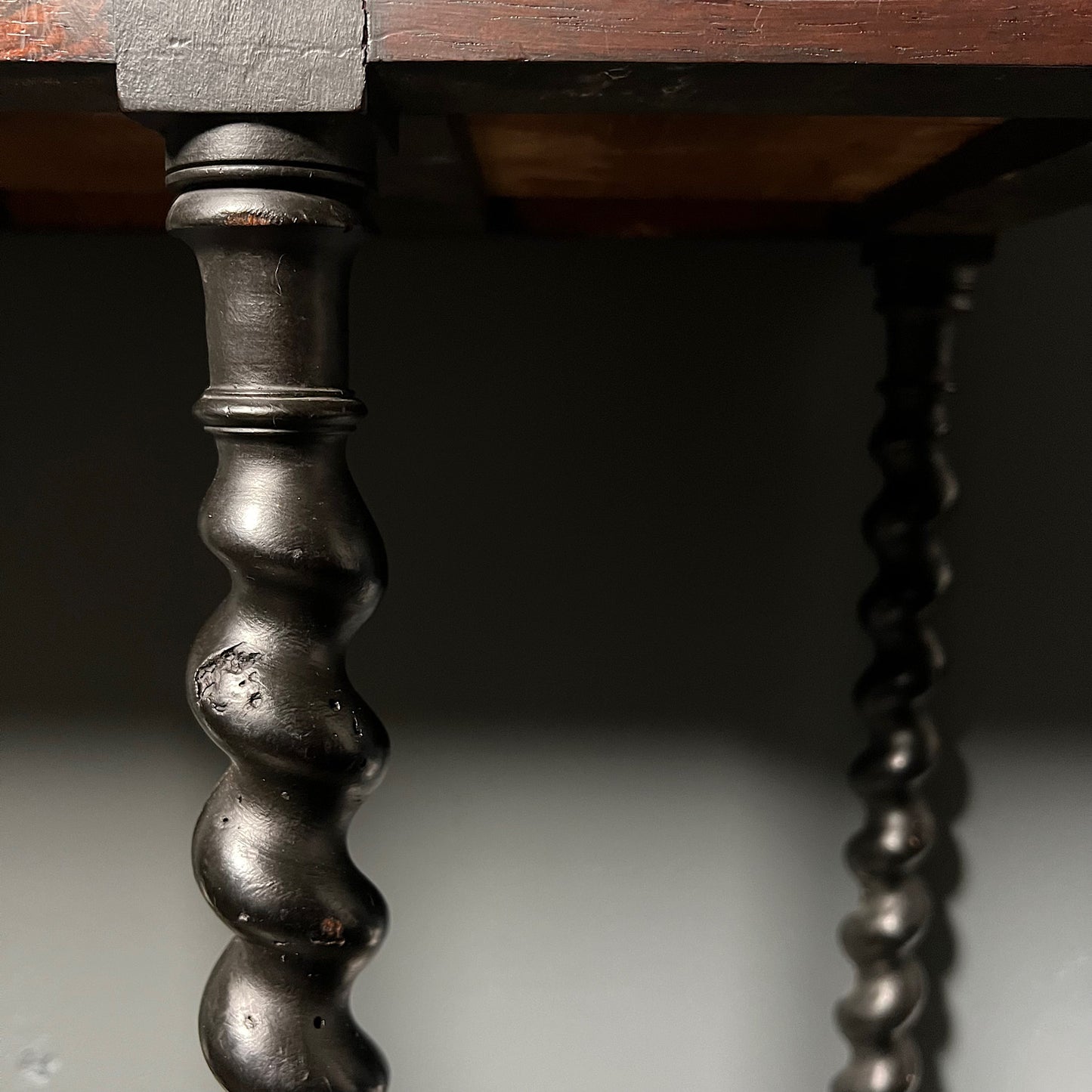 Italian Ebonised and Ivory Inlaid Cabinet on Stand c.1680