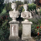 Busts of Athena and Antonia with Plinths