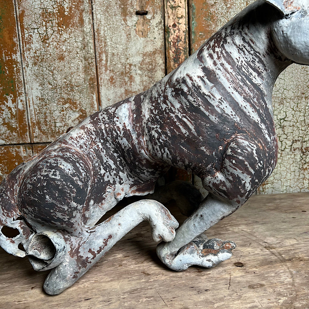 Gothic Revival Lead Gargoyle Hound c.1840