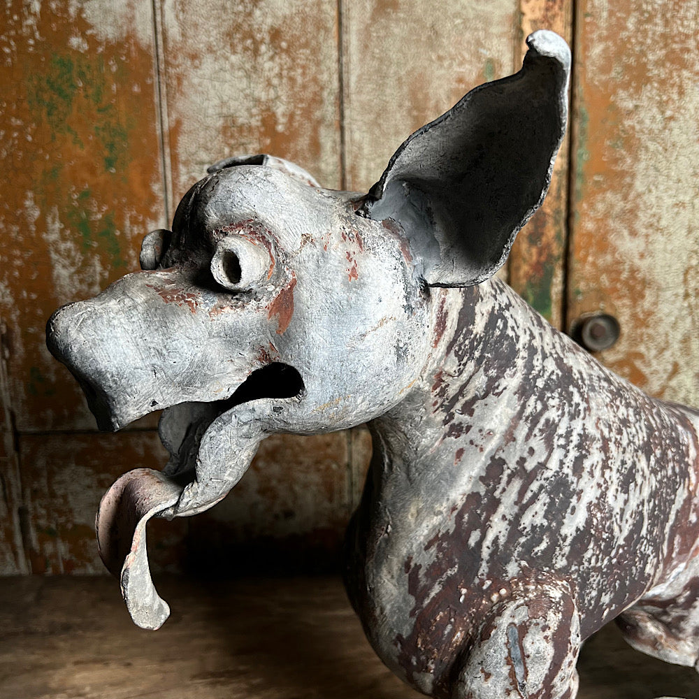 Gothic Revival Lead Gargoyle Hound c.1840