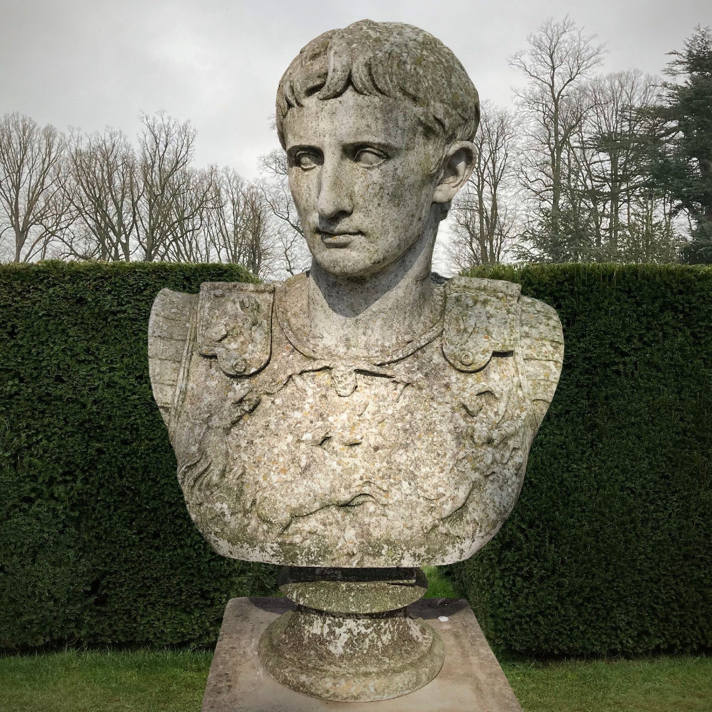 Four Classical Male Roman Busts