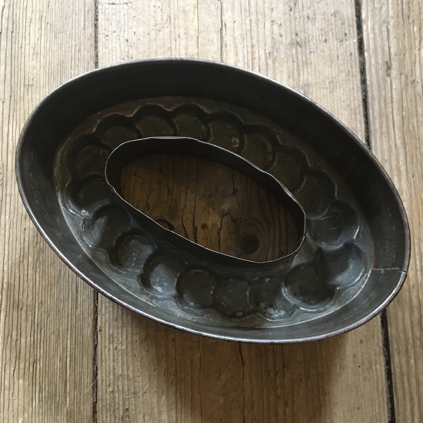 Copper and Tin Jelly Mould