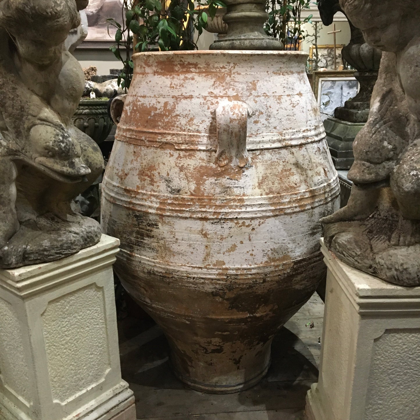 Oversized Greek Terracotta Urn