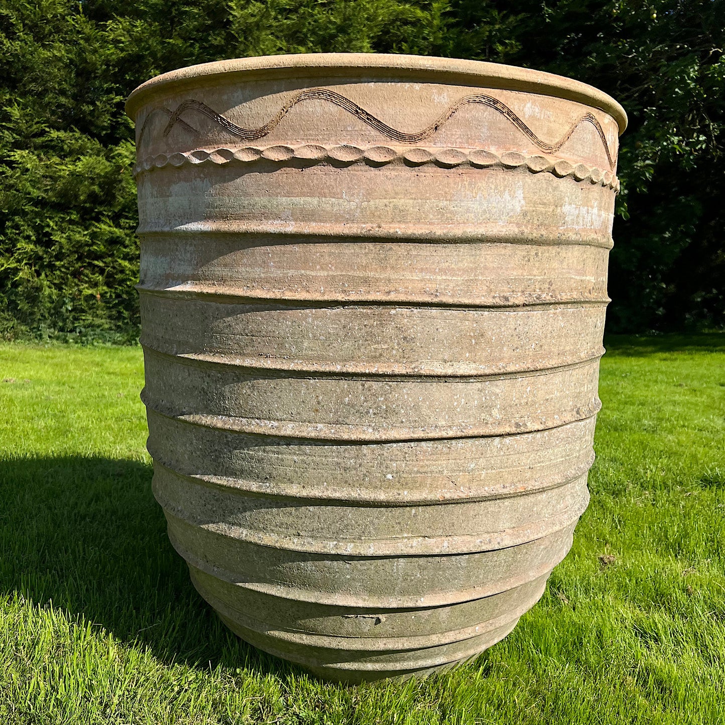 Enormous Cretan Terracotta Planter