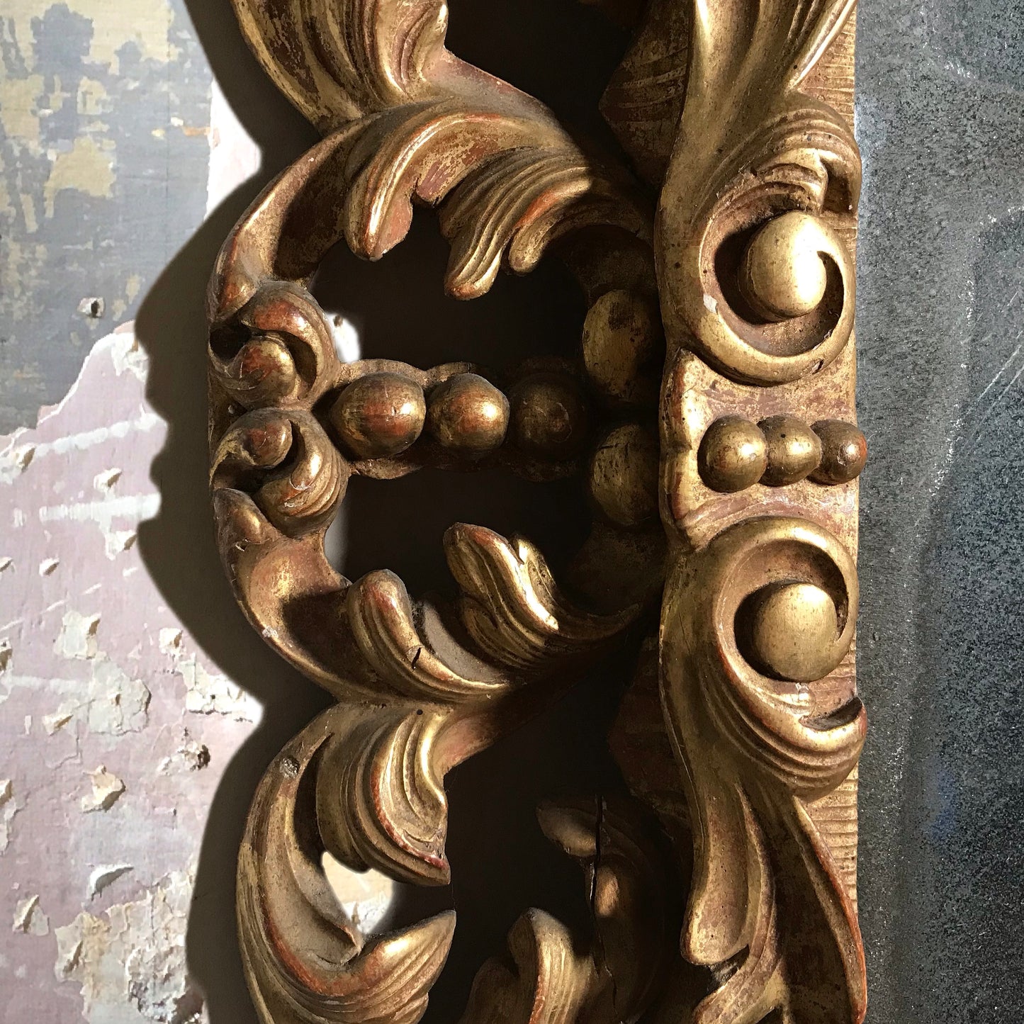 Florentine Carved Gilt Mirror c.1880