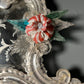 Pair of Italian Venetian Murano Glass Mirrors Early 20th Century