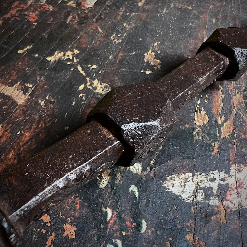 An Important 17th Century Wrought Iron Ladle