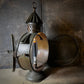 Large 19th Century Rustic Provincial Brass Candle Lantern